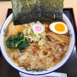 手打ちワンタン麺(トクちゃんらーめん 須賀川店)