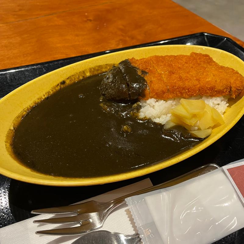 博多とんこつカツカレー(博多カレー研究所 博多とんこつ・あごだしカレー・空港店)