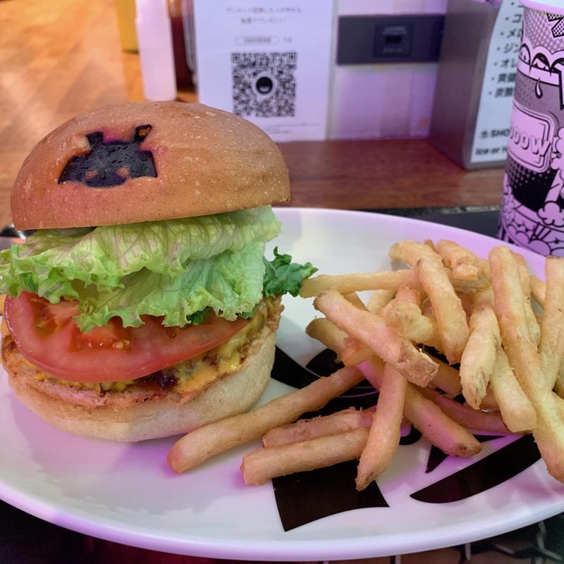 チーズバーガー　ポテトセット(ショーグンバーガー 町田店)