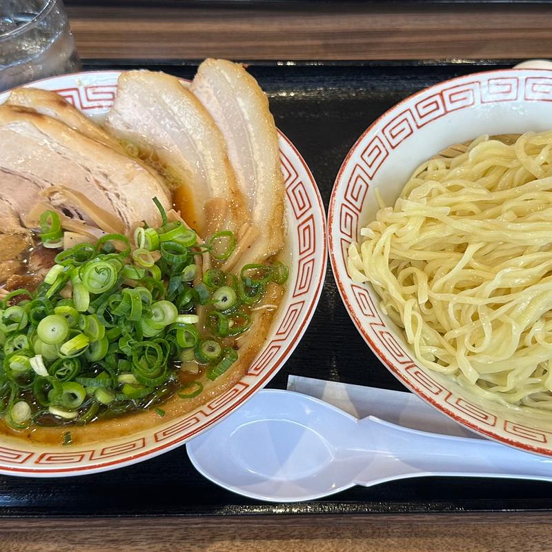 すごい肉盛りのざるつけのわだそば(中華そば わだ屋)