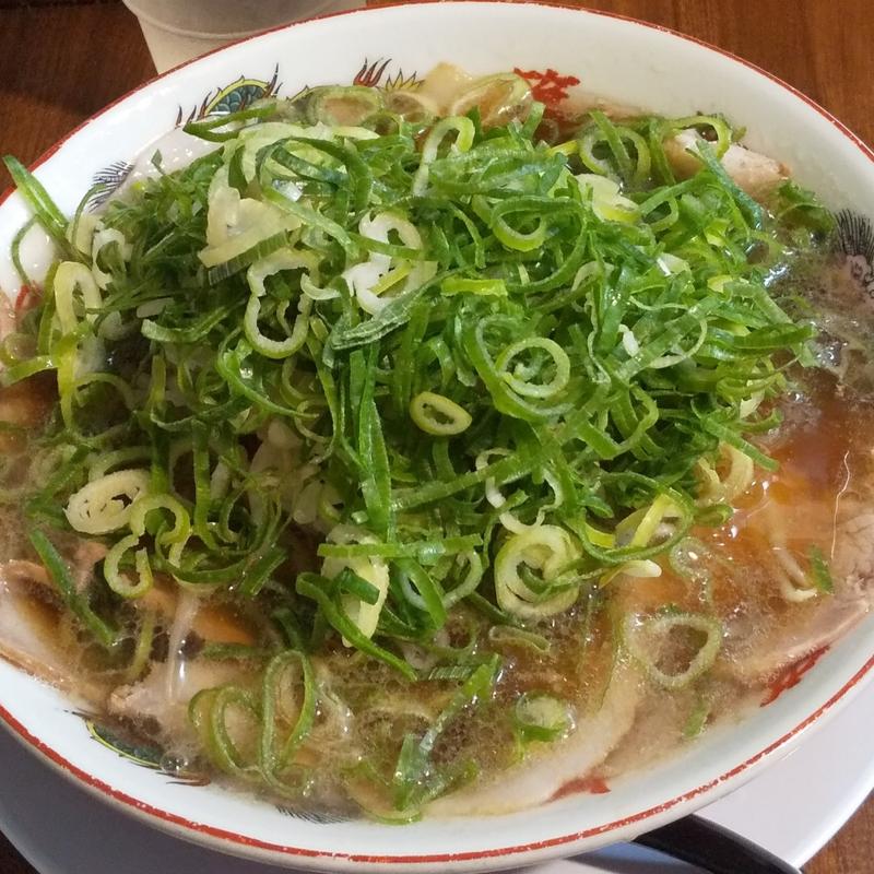 チャーシュー麺 九条ネギのせ(本家 第一旭 新宿店)