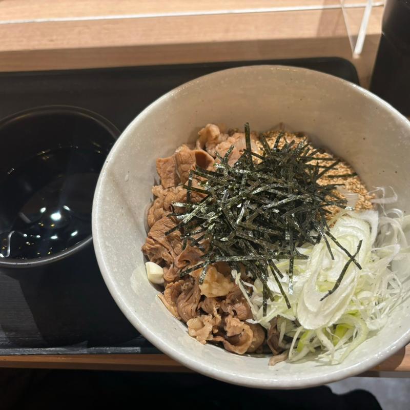 俺の肉そば（冷）(俺のそば GINZA5)