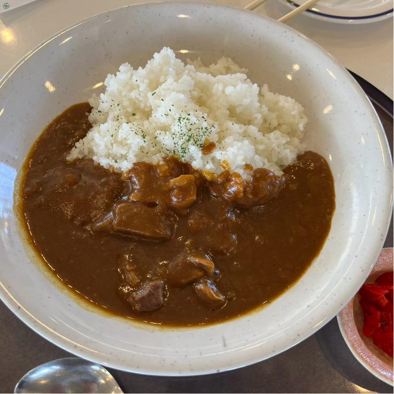 牛すじカレー(花の杜ゴルフクラブ)