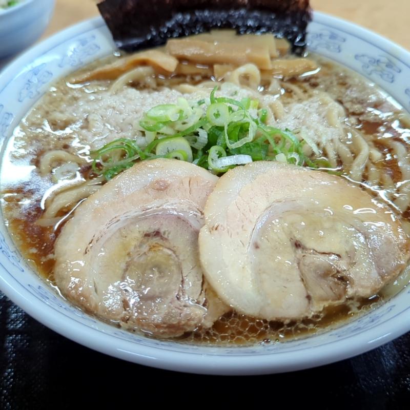 煮干し中華 太麺(中華そば雲ノ糸 酒田店)