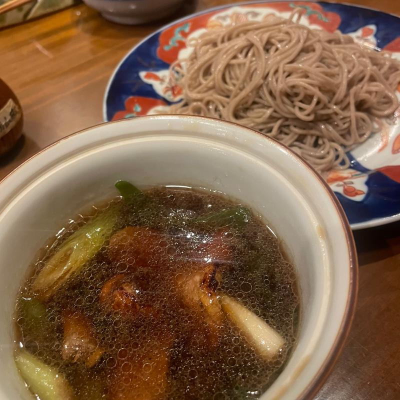 鴨つけそば(小網町 おせん )