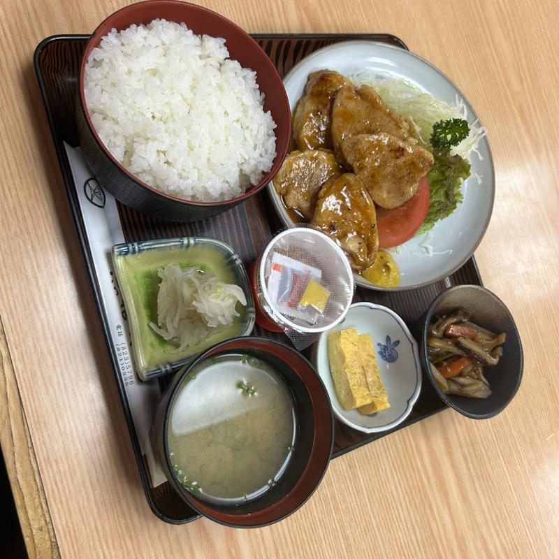 チキンソテー定食(魚捨 本店 )