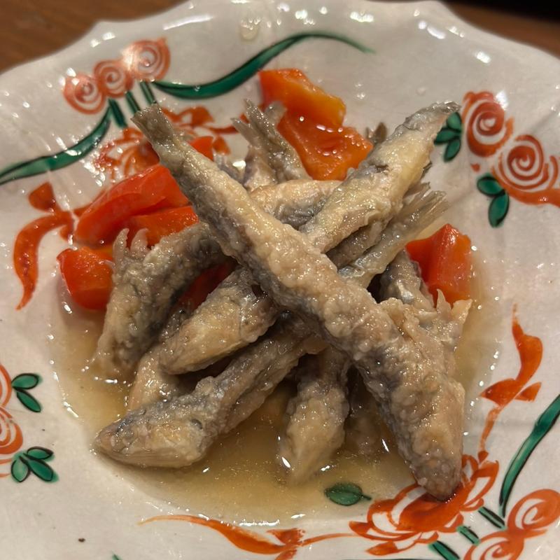 小イワシの南蛮漬け(小網町おせん)