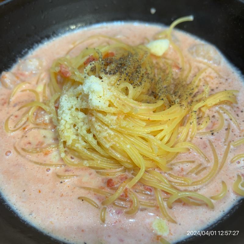えびのトマトクリーム中(パスタ人)