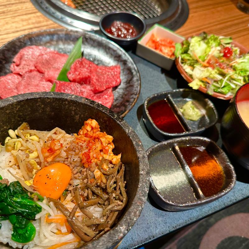 山形牛ロース&上タン塩ランチ(韓の台所 別邸)