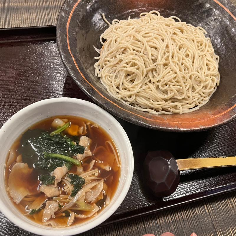 豚肉つけそば(生そばあずま 長住店)