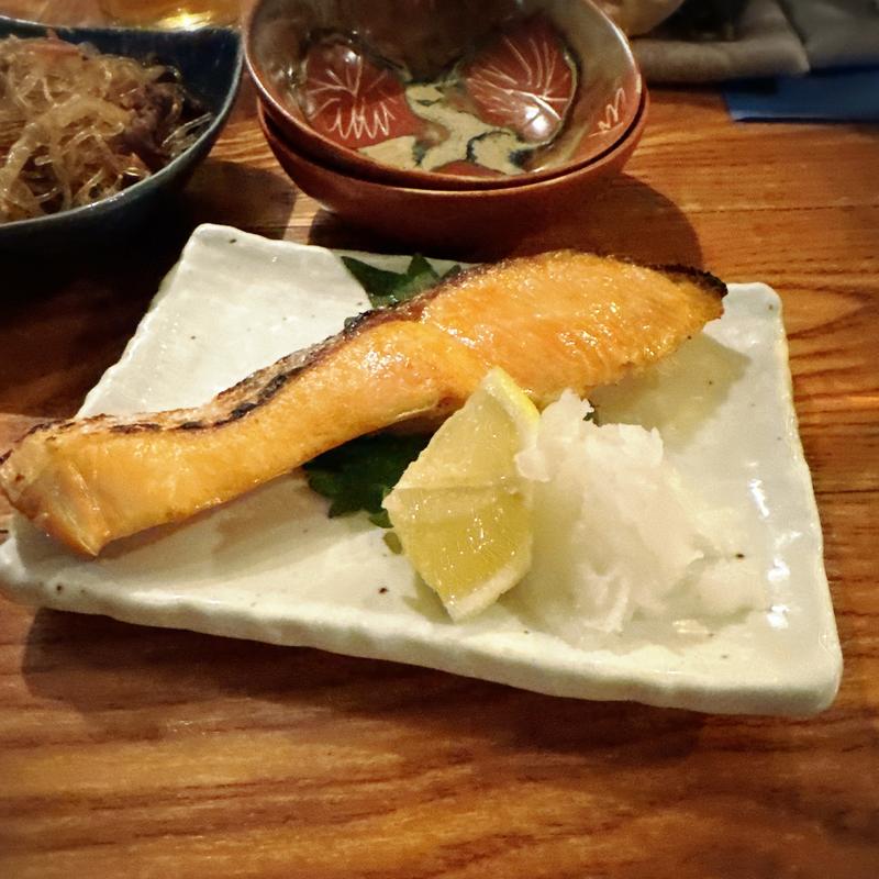 鮭の塩焼き(風見堂 中目黒)