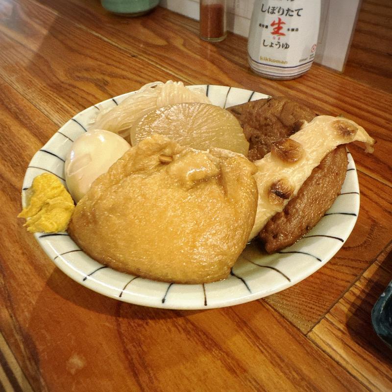 おでん おまかせ5種盛り合わせ(風見堂 中目黒)