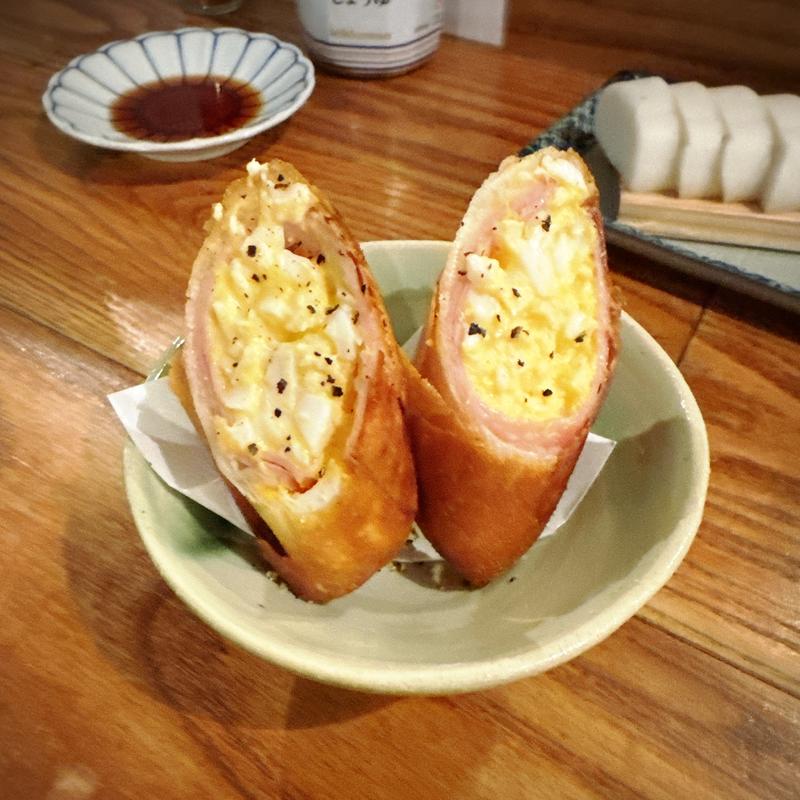 春巻きのハムエッグ(風見堂 中目黒)