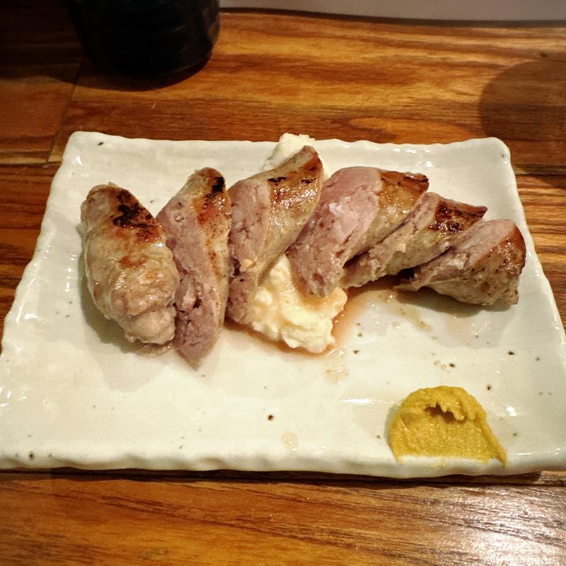 自家製ソーセージ（黒胡椒）(風見堂 中目黒)