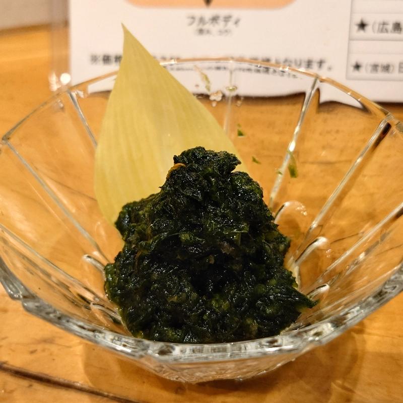 生海苔酢の物(割烹食堂かいね)