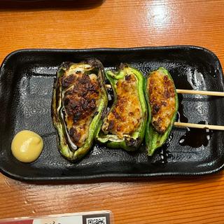 ピーマン肉詰 -ポン酢味-(鳥貴族 福島店 )