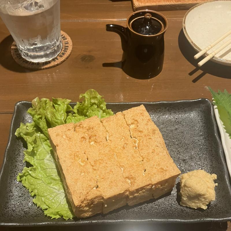 壱岐豆腐の厚揚げ(壱岐の島)