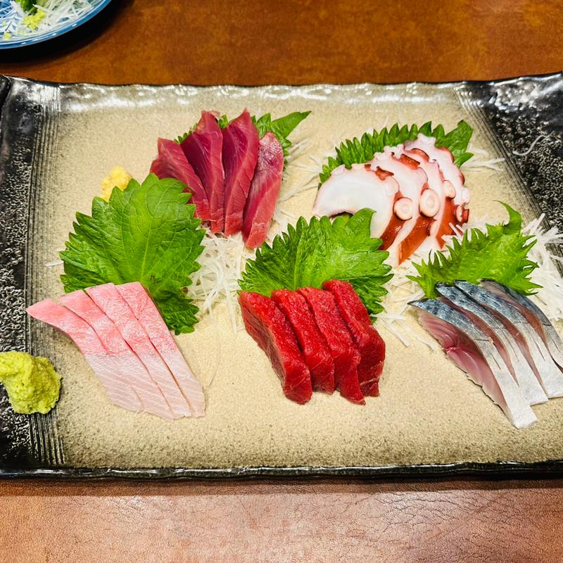 お刺身盛り合わせ(越後へぎそば 桂屋)