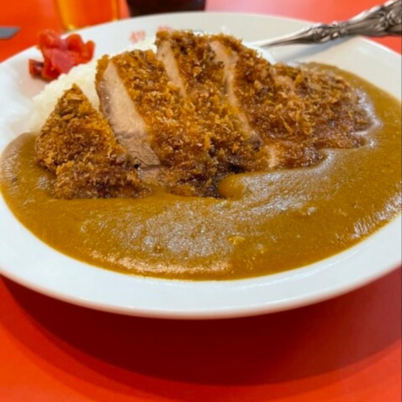 カツカレー(中華料理 銀龍)