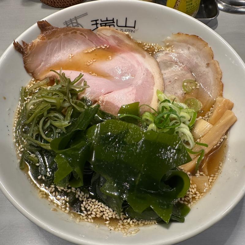 わかめラーメン(中華蕎麦 瑞山)