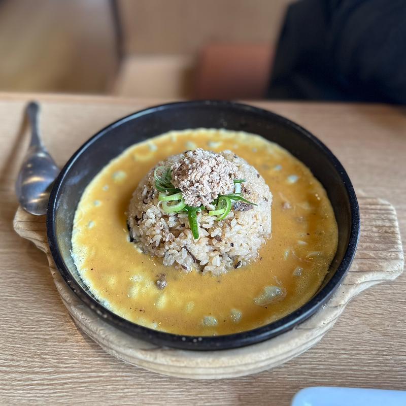 鉄板玉子チャーハン【中】(丸源ラーメン 羽曳野店)