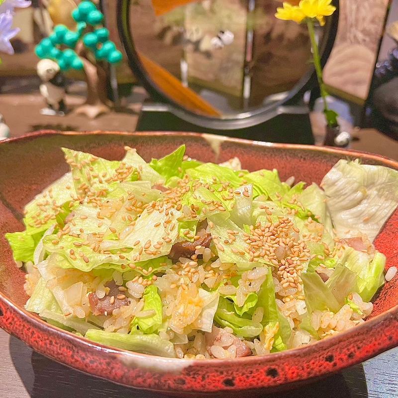 レタスチャーハン(紅紅火火)