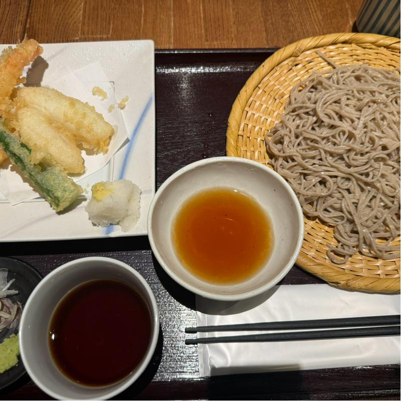 天ぷらそば(せいろ)(魚椋)