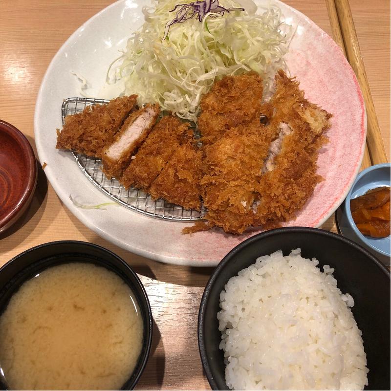 ひれ・ロース定食(とんかついなば和幸 シャポー市川店 )