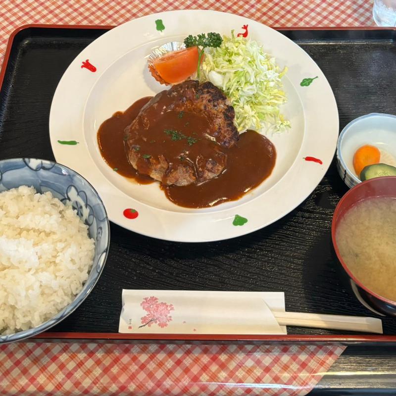 ハンバーグ定食(町のレストラン K2)