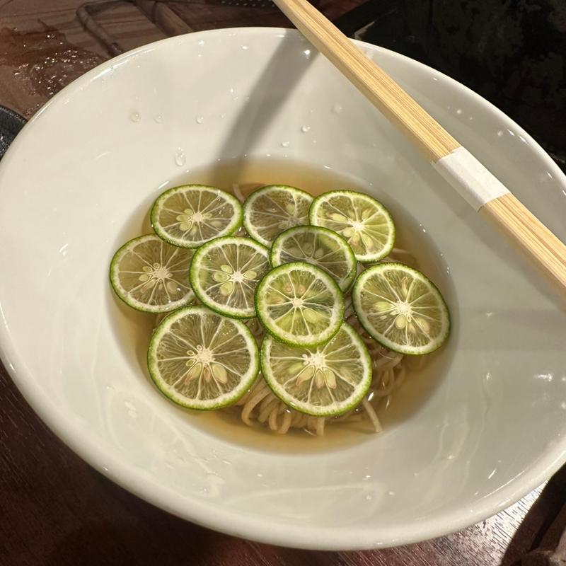 すだち蕎麦(肉匠 斎野 本店)