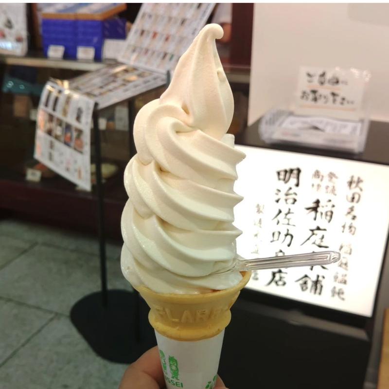 秋田きりたんぽソフト(稲庭本舗明治佐助商店)
