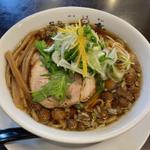 醤油なめこそば(麺や一晃亭)