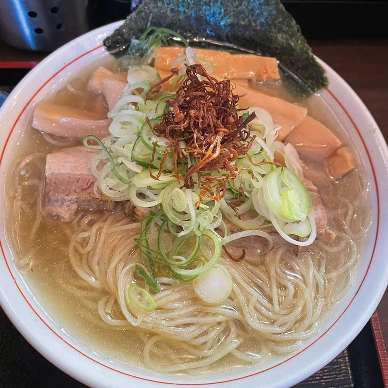 塩煮干しそば メンマ(極太変更)(東日本ラーメン研究所)