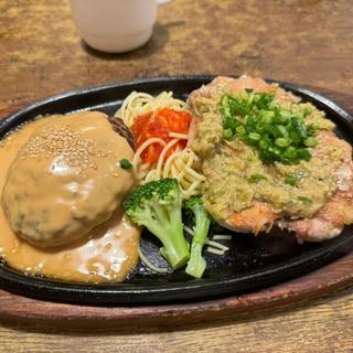 ハンバーグ＆チキンステーキ(ふらんす亭 新宿西口店)