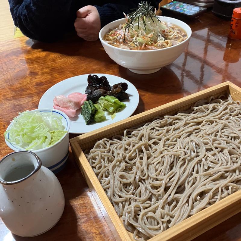 板そば 冷たい肉そば(きよそば)