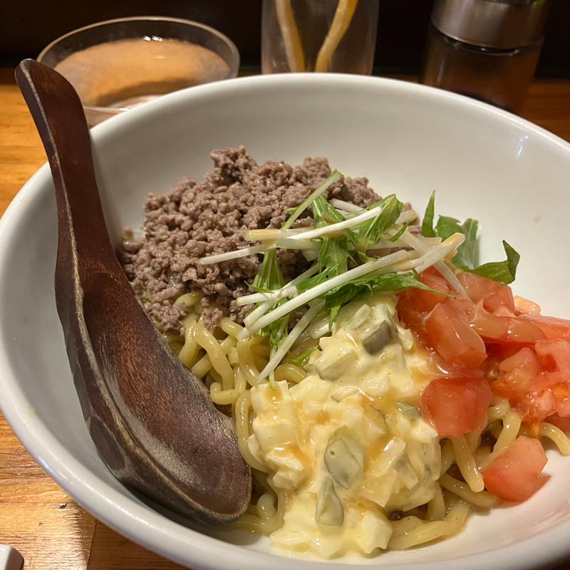 燻製まぜそば　アメリカン(記念日-食と酒と祝いの店-)