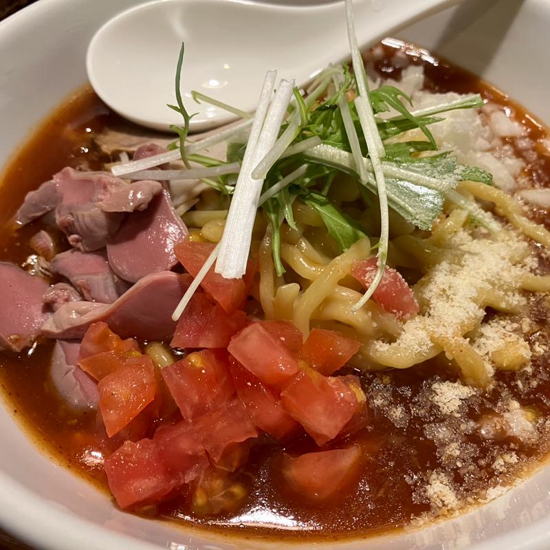 チリトマトラーメン(記念日-食と酒と祝いの店-)