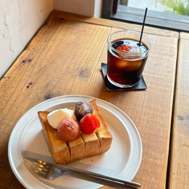 桜あんバタートースト(strong stand eito)