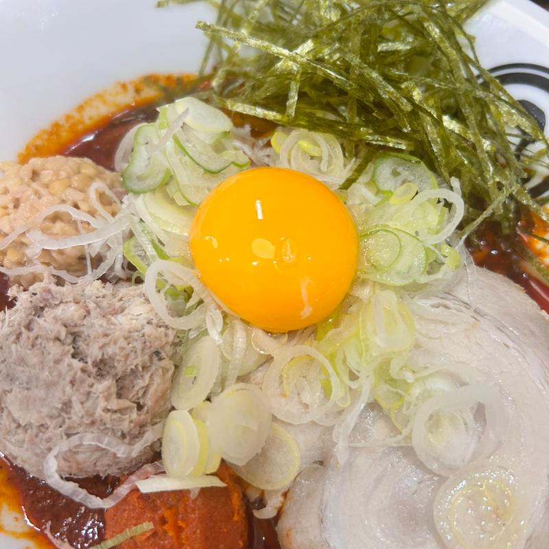 烈火ひっぱりまぜそば(山形らーめん 八八 熊本下通店)