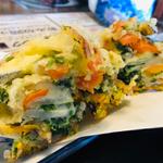 大かき揚げ_青のりうどん定食(菊市 )