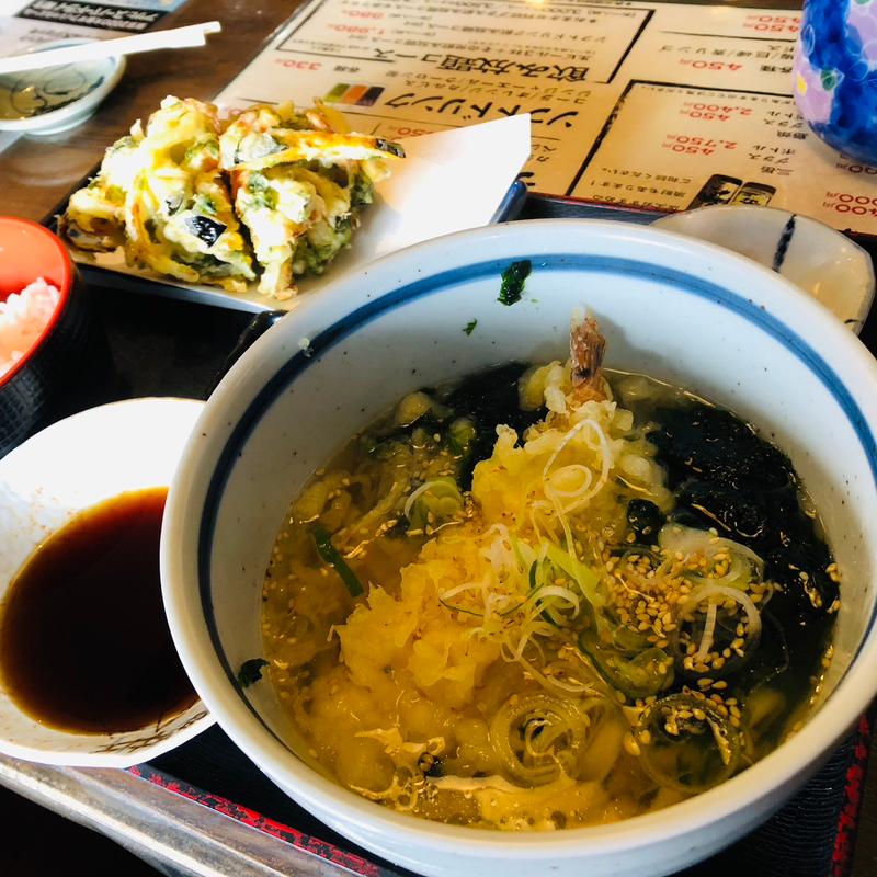 青のりうどん定食(菊市 )