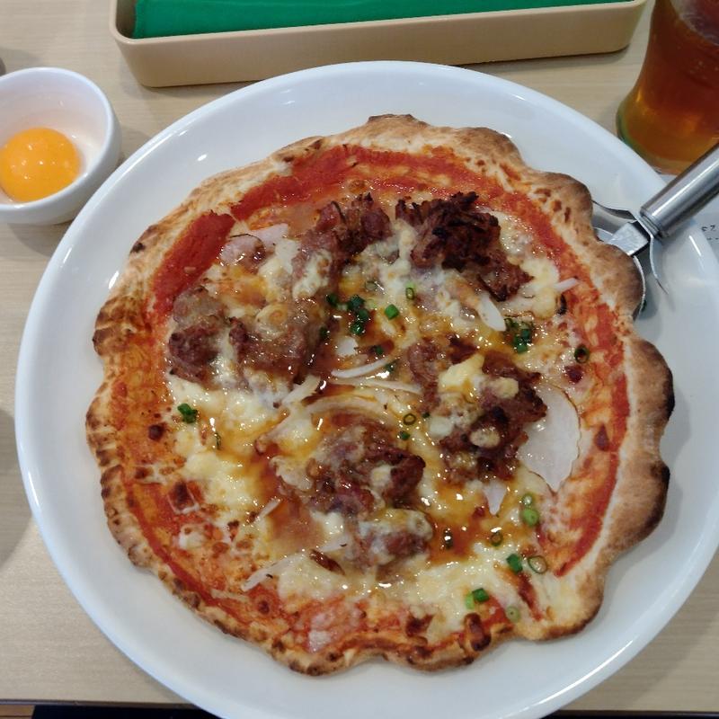 牛すき焼きピザ(ガスト 錦糸町北口店 )