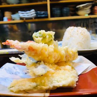 天ぷらそばセット(海鮮本舗)