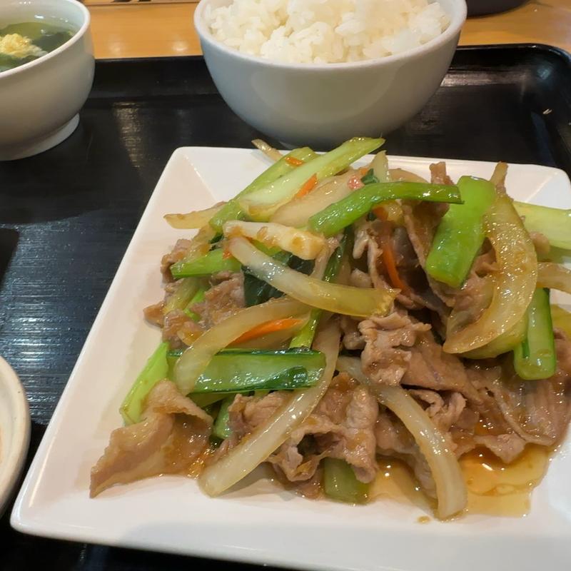 豚生姜焼き(中華料理 長安 )