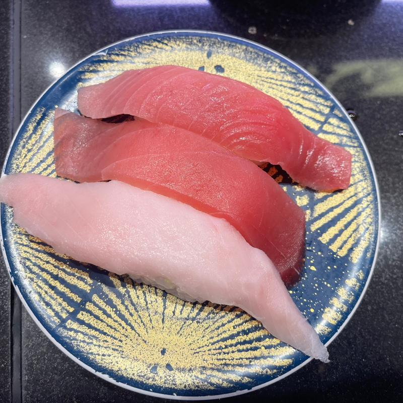 まぐろ3種(回し寿司活 目黒店)