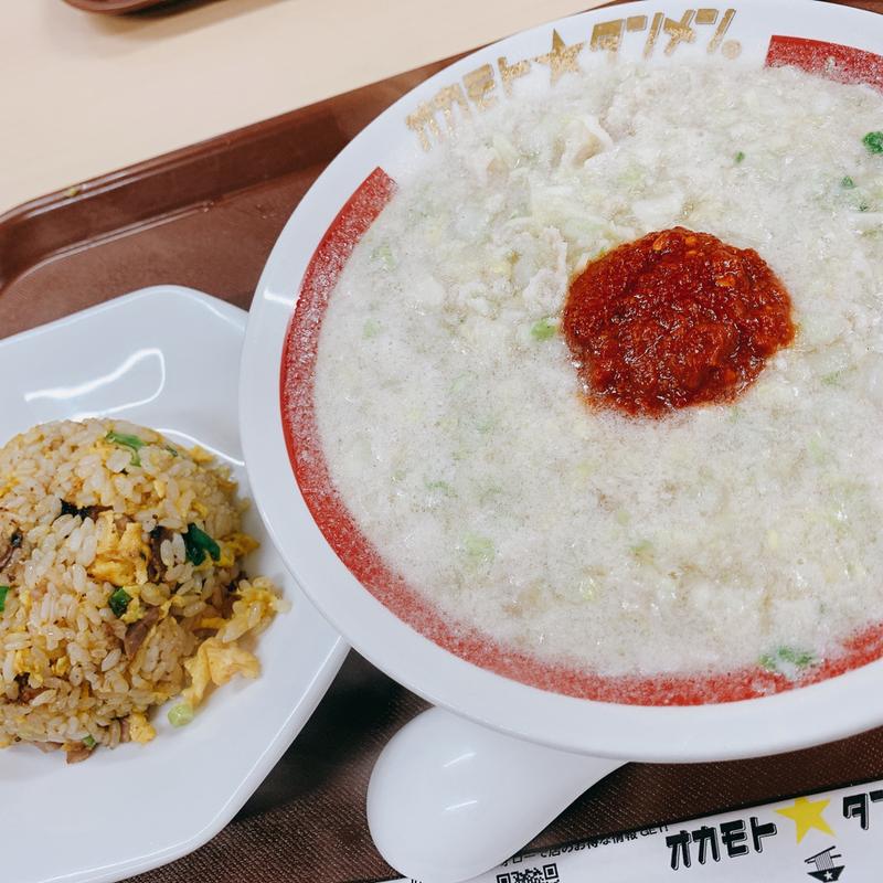 タンメン　チャーハンセット(オカモト☆タンメン可部店)