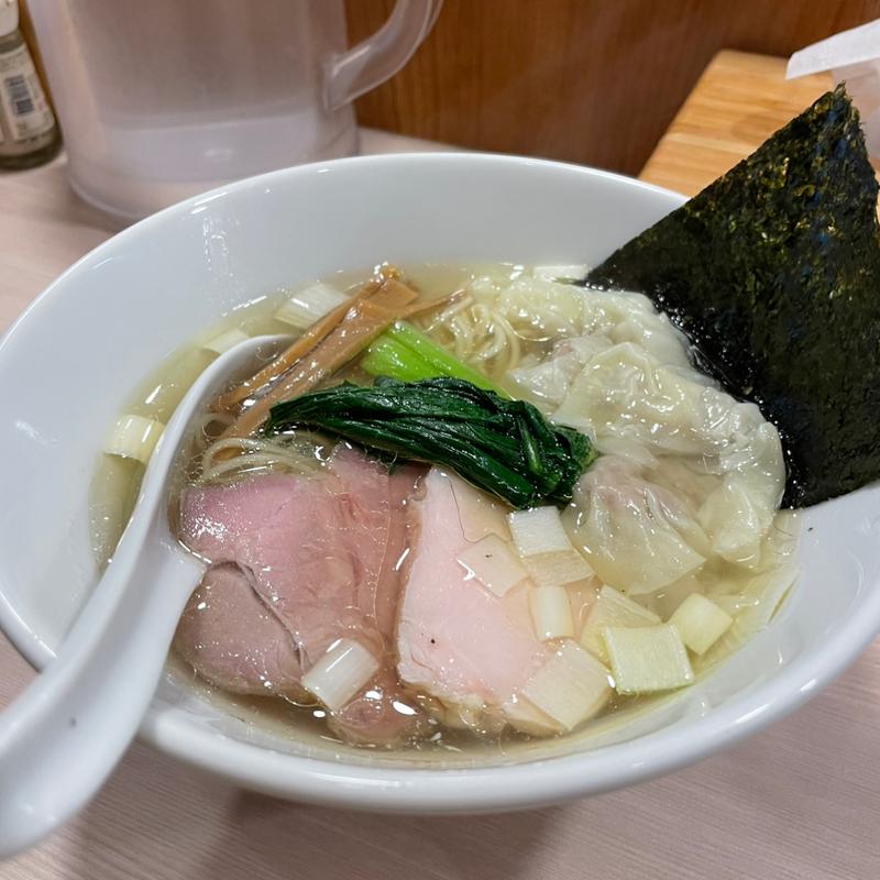 ワンタン塩中華そば(中華ソバ ちゃるめ)