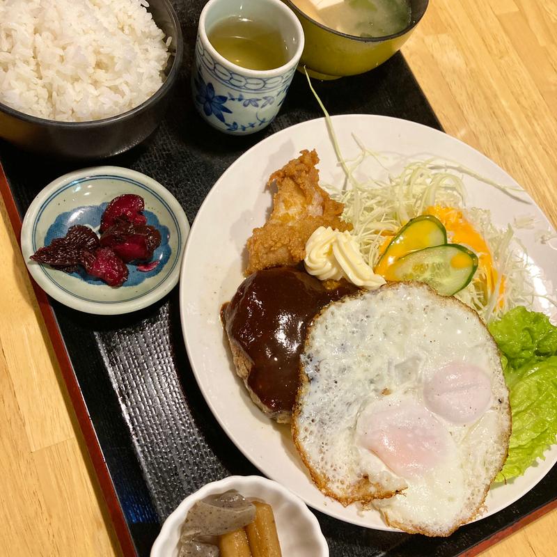 ハンバーグ定食(お食事処さつき )