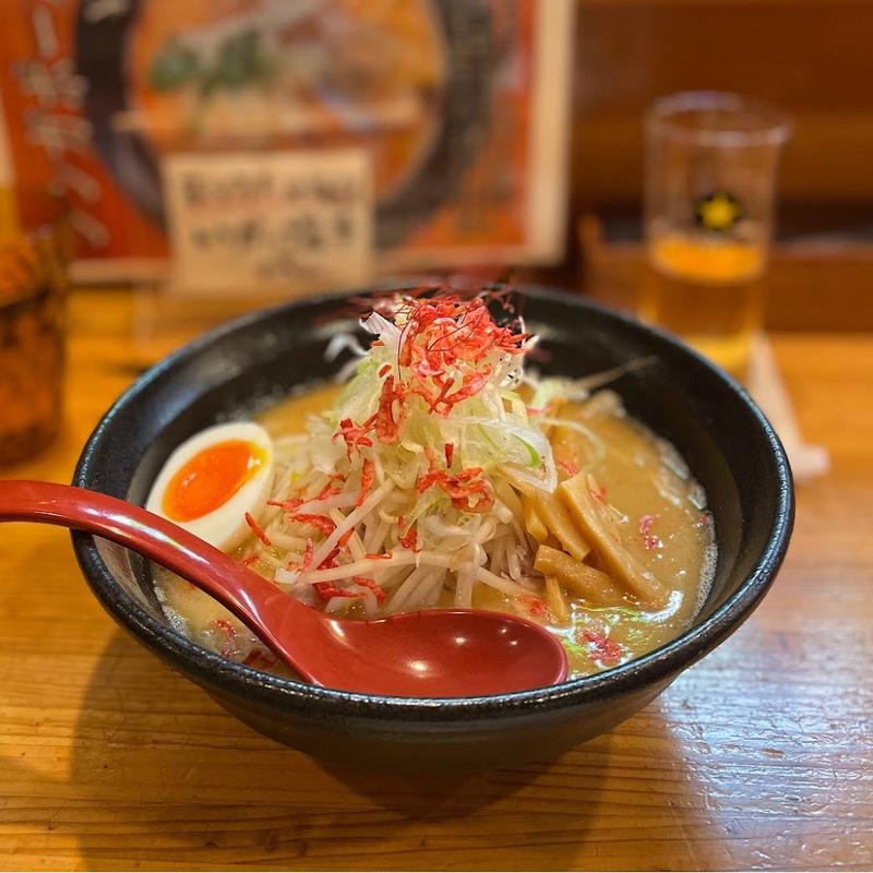 期間限定　海老味噌らぁーめん(らぁ麺 まる月)