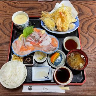 刺身天ぷら定食(美のり )